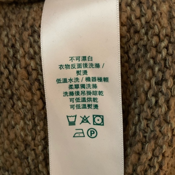 Roots Long cotton knit house coat sweater knee length long sleeve - Picture 7 of 7